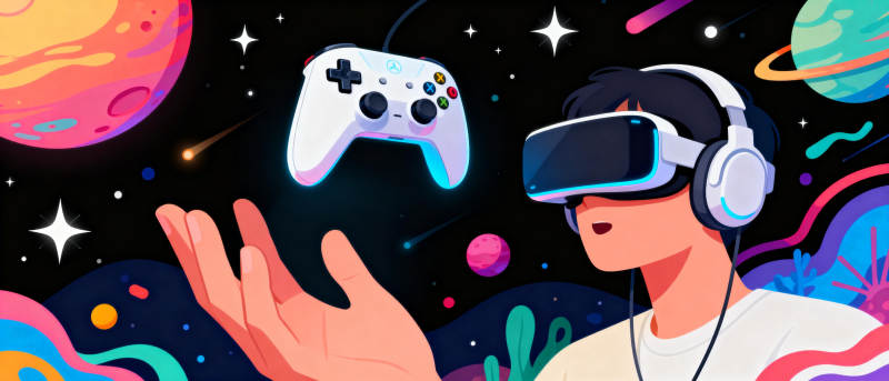 VR游戏宇宙之旅图片