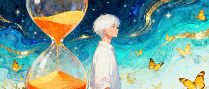 时光流转 蝶舞星河图片