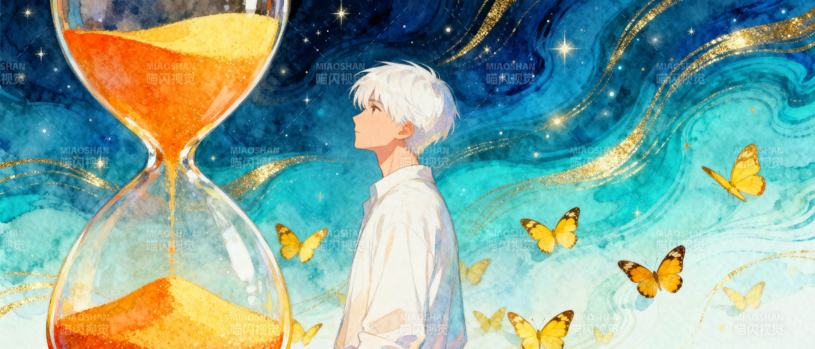 时光流转 蝶舞星河图片