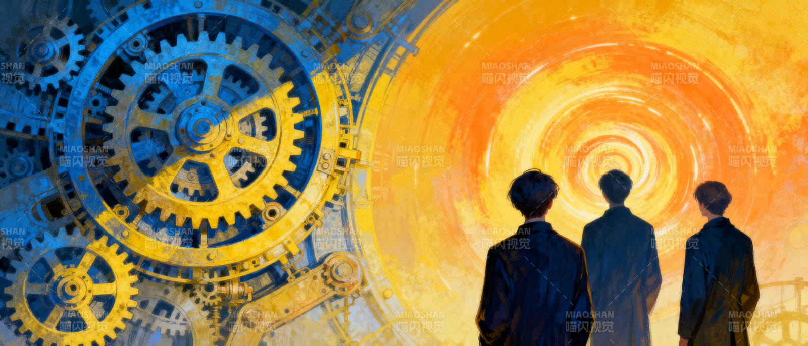 齿轮与光之隧道图片