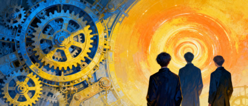 齿轮与光之隧道图片