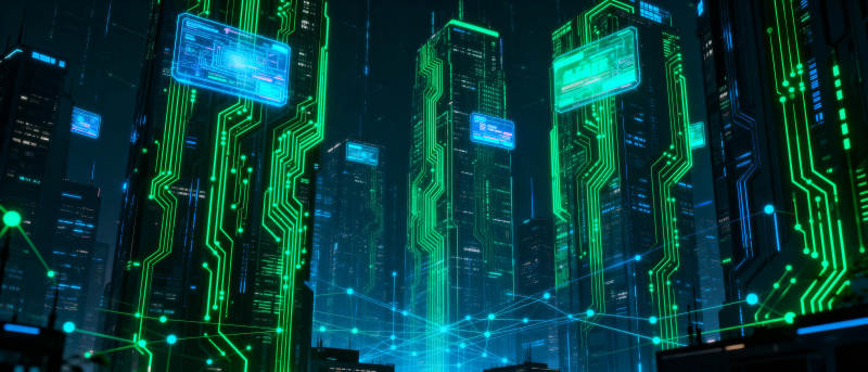 未来城市电路图图片