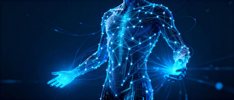 科技人体光影图片