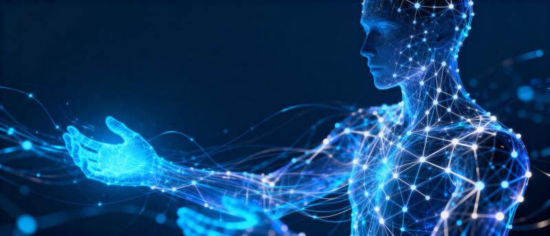 数字人连接未来图片