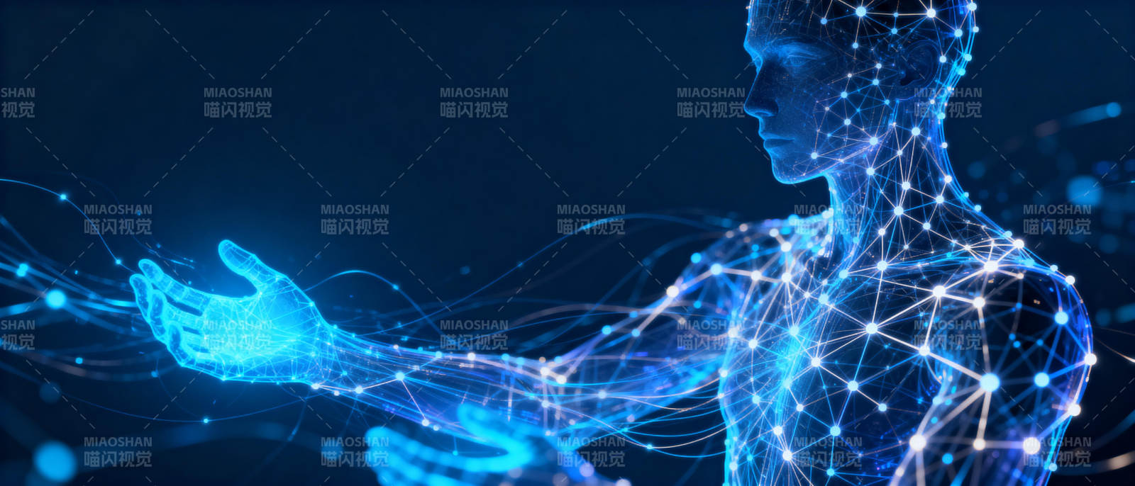 数字人连接未来图片