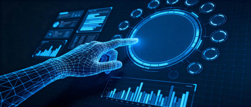 未来科技触控界面图片