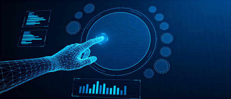 未来科技触控界面图片