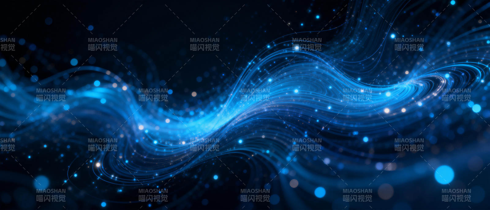 蓝光流动之美图片