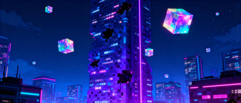 霓虹都市幻影立方图片