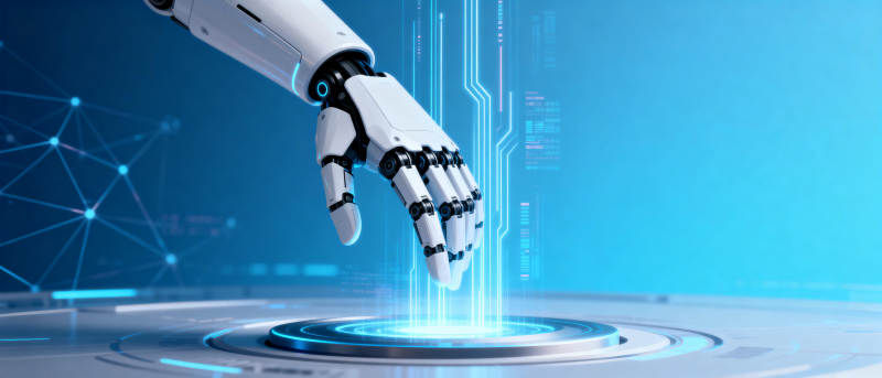 未来科技之手图片