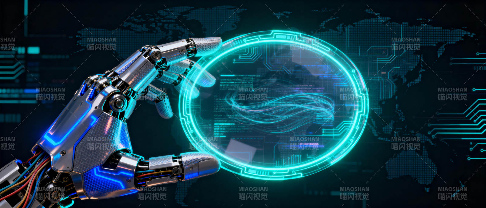 未来科技之手图片