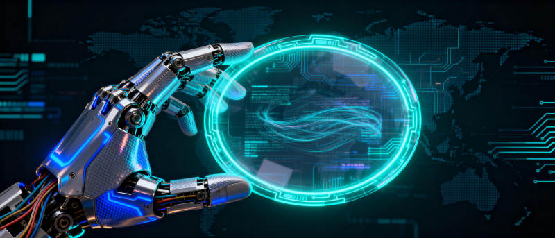 未来科技之手图片