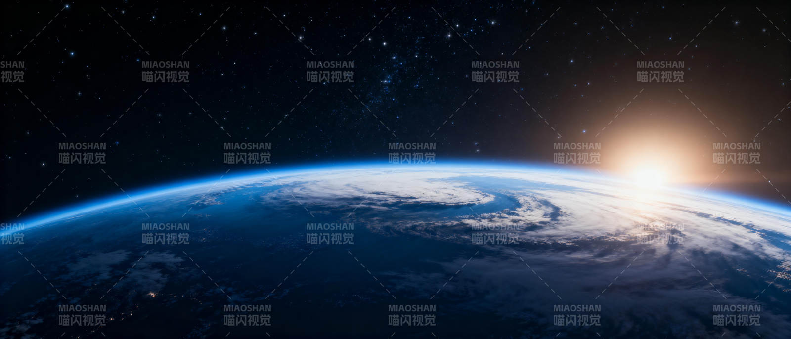 地球晨曦美景图片