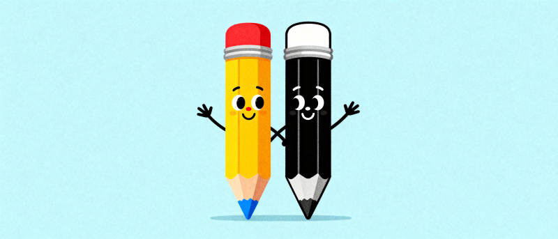 快乐铅笔伙伴图片