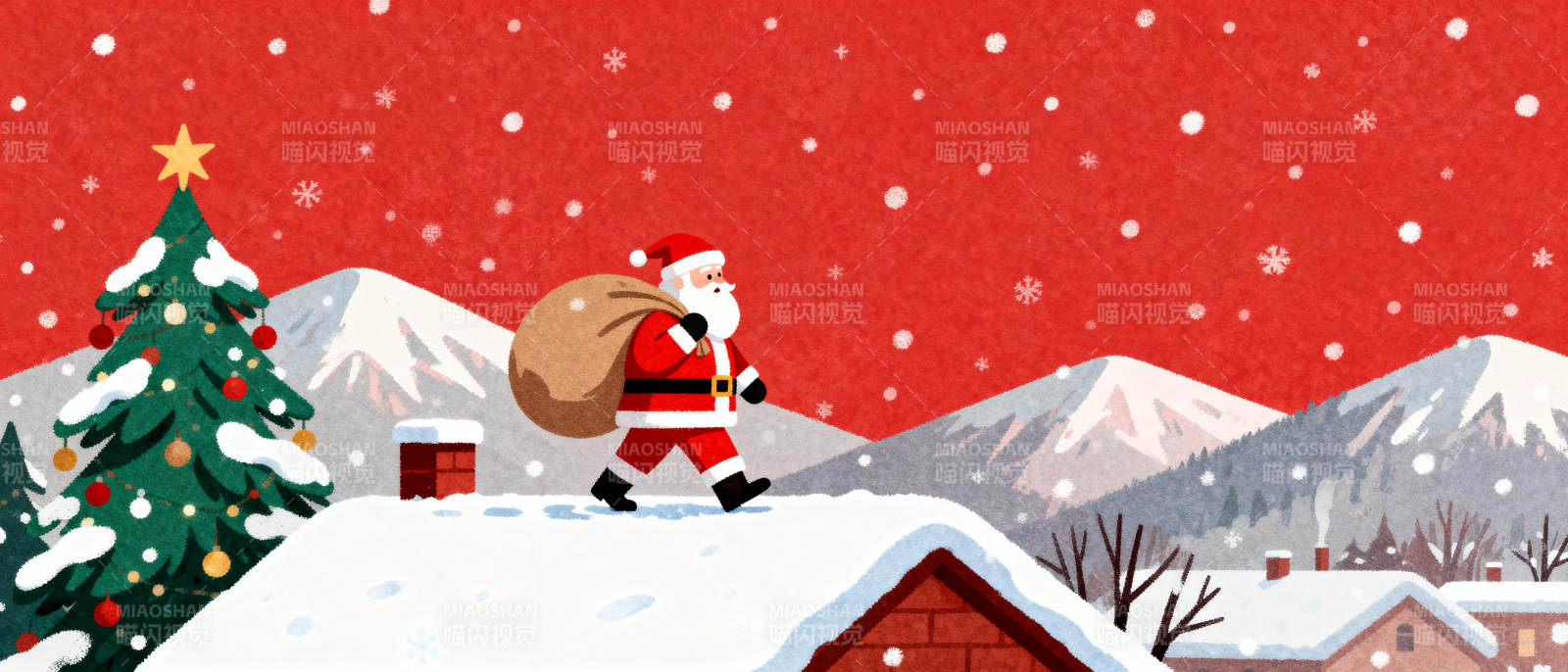 圣诞老人送礼记图片