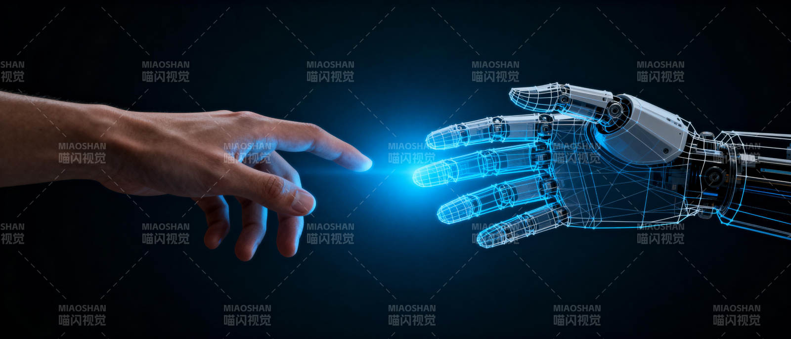 人机触碰未来图片