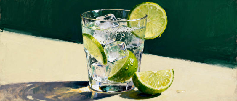 冰镇青柠水图片