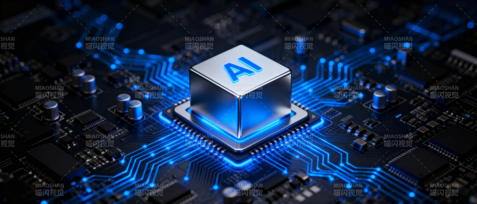 AI芯片科技未来图片