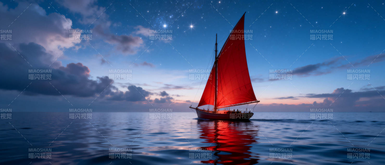 红帆夜航图片