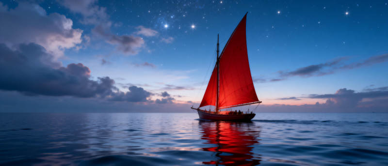 红帆夜航图片