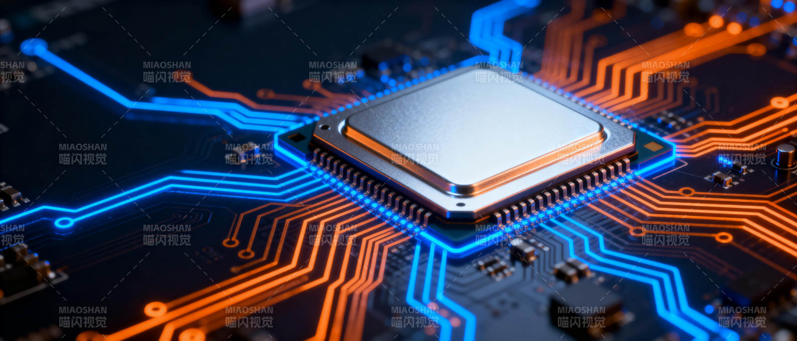 芯片电路图图片