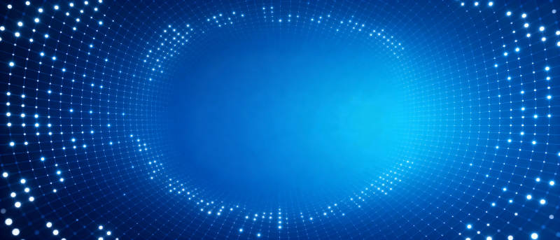 蓝色科技光点背景图片