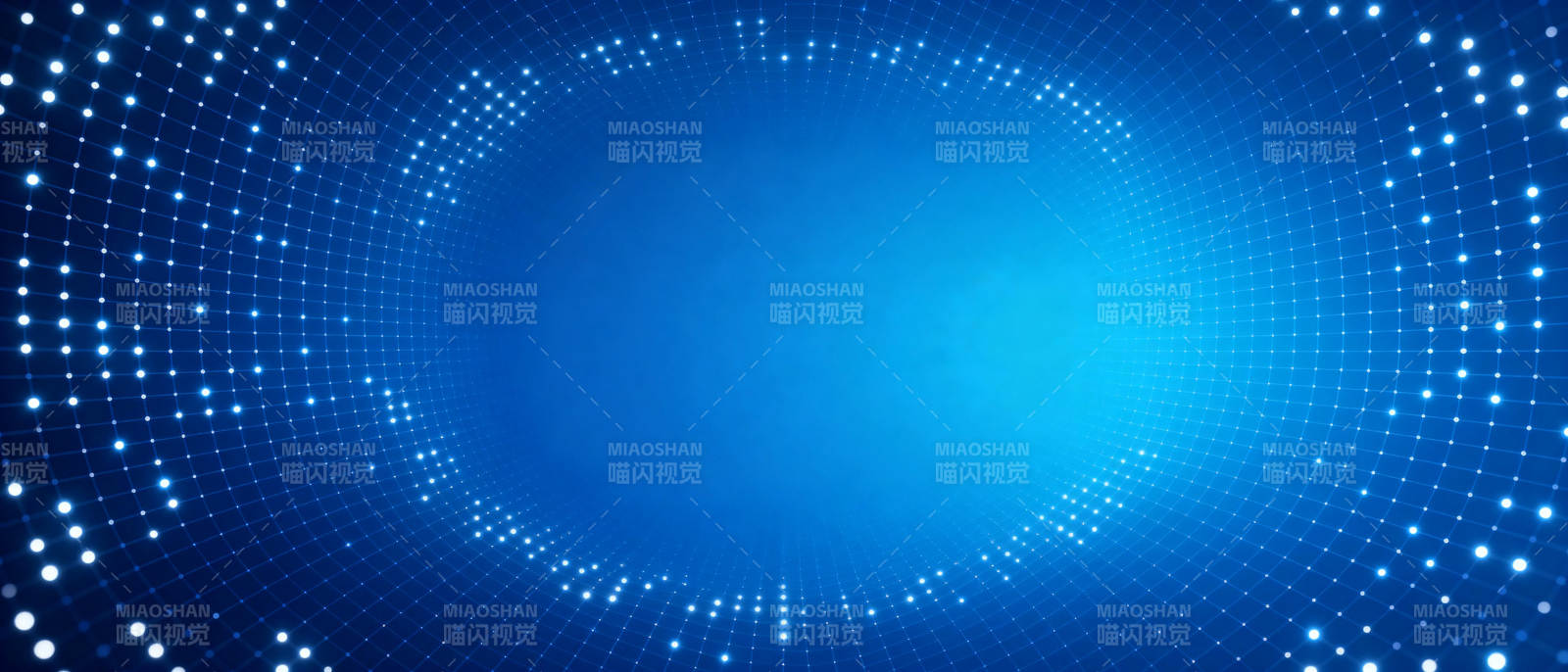蓝色科技光点背景图片