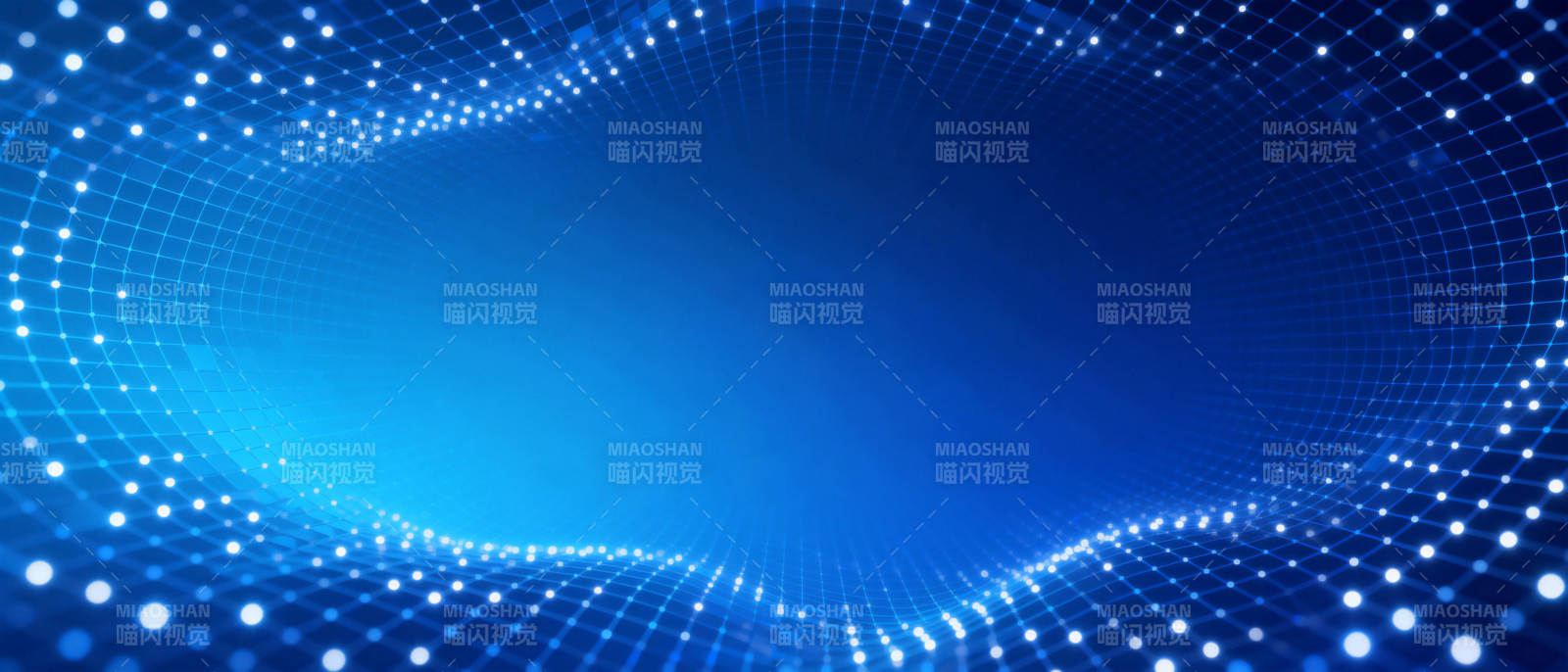 蓝色科技波纹背景图片