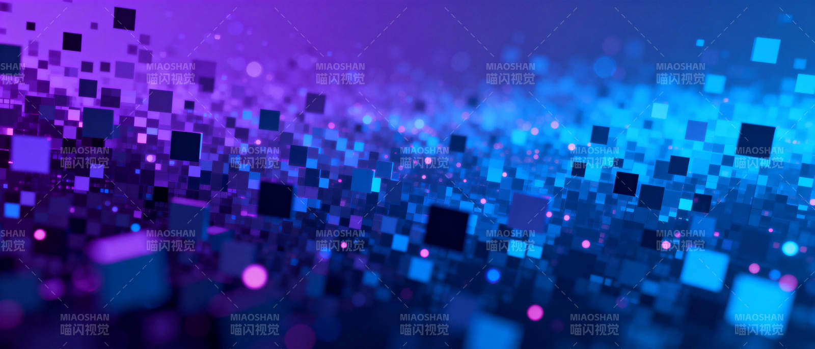 炫彩方块渐变背景图片