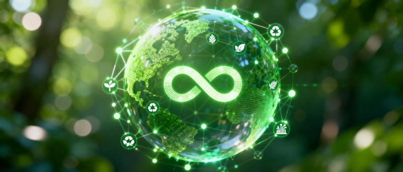 绿色地球 无限循环图片