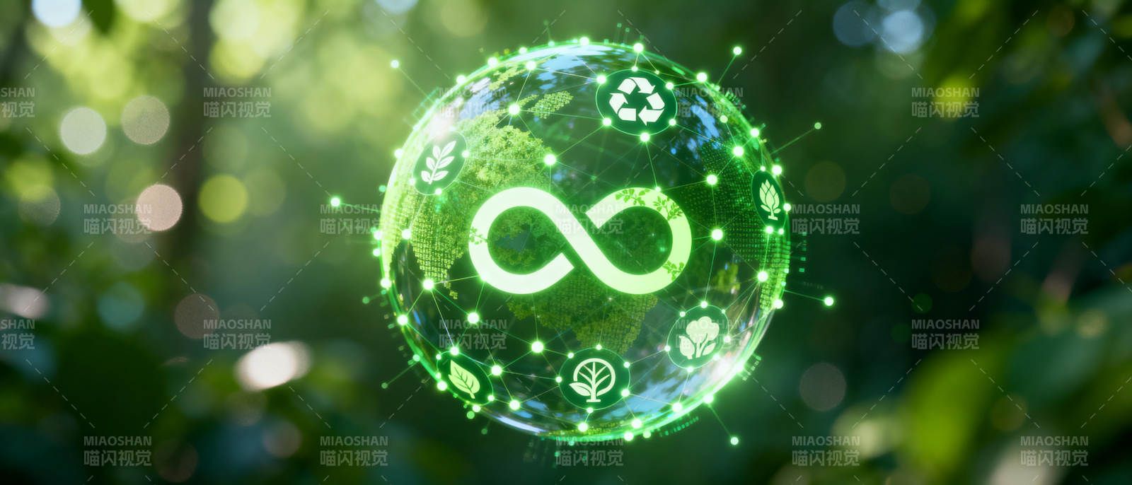 绿色生态循环图片