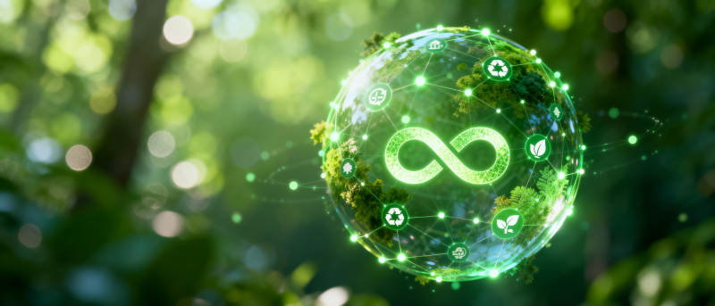 绿色生态循环图片