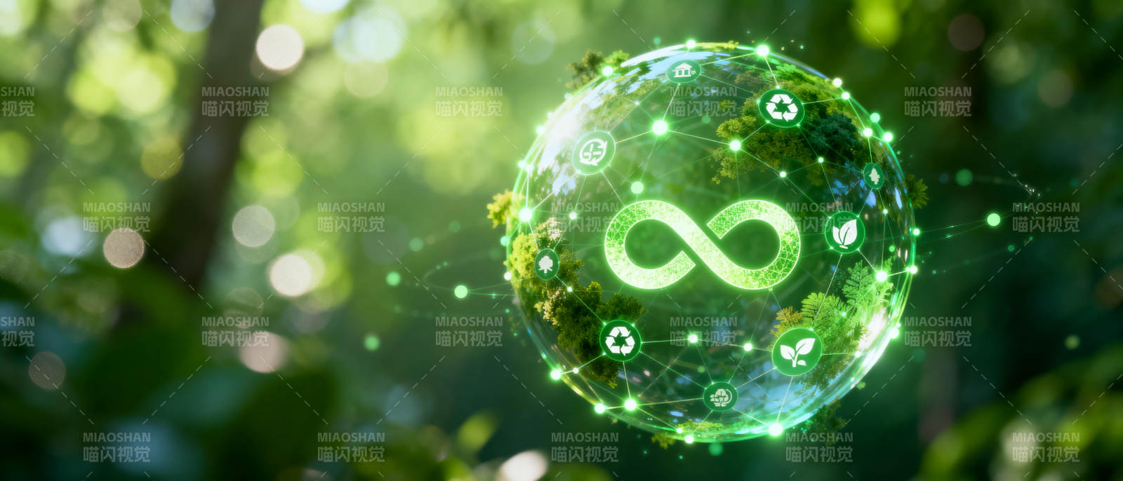 绿色生态循环图片