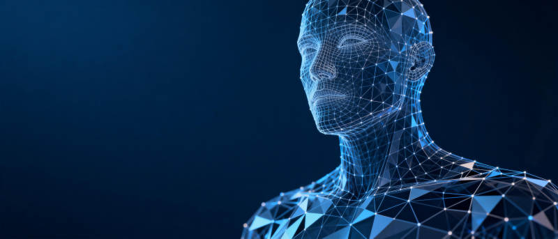 数字人像科技感图片