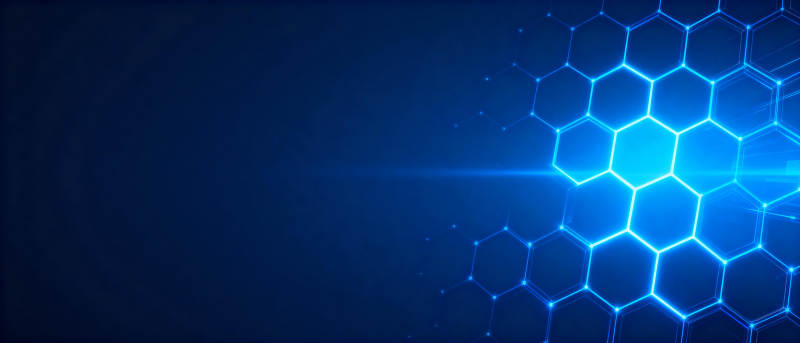科技蓝光蜂窝背景图片