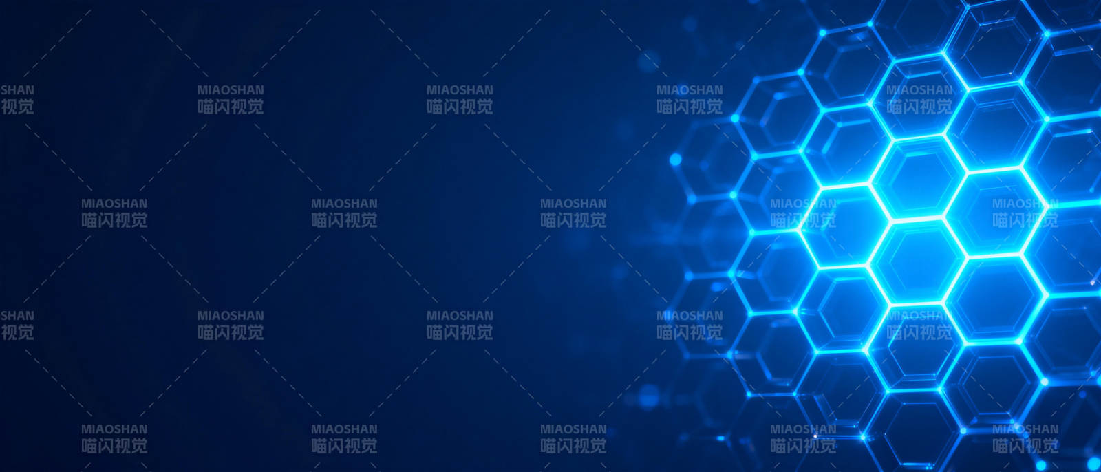 科技蓝光蜂巢图片