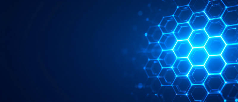 科技蓝光蜂巢图片