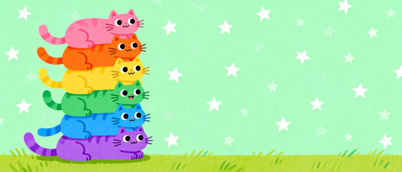 彩虹猫叠叠乐图片