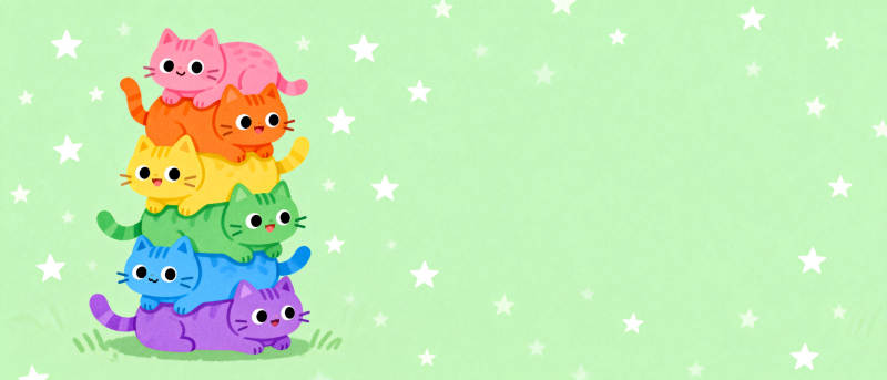 彩虹猫叠叠乐图片