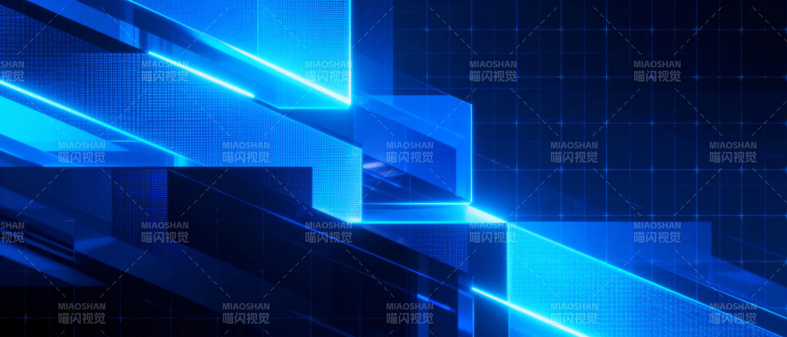 科技蓝光未来感图片