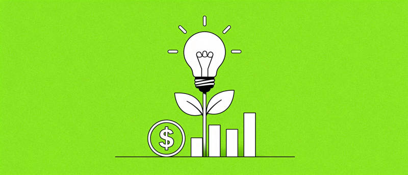 创意点亮财富图片