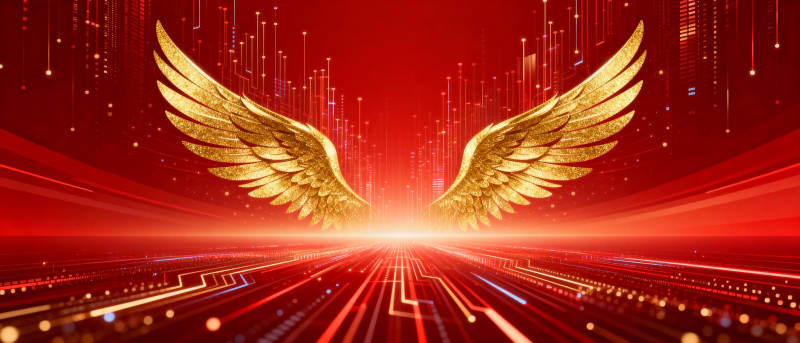金色双翼闪耀未来图片
