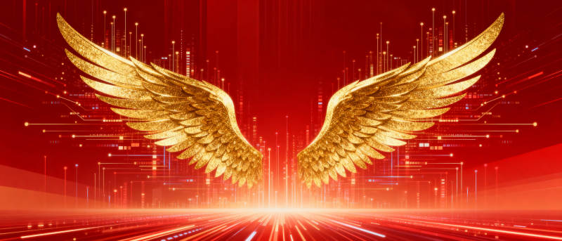 金色羽翼闪耀未来图片