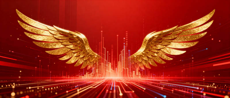 金色双翼闪耀未来图片