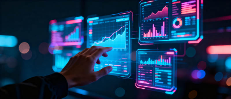 未来科技数据交互图片