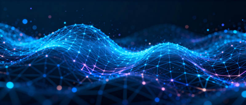 数字波浪未来感图片