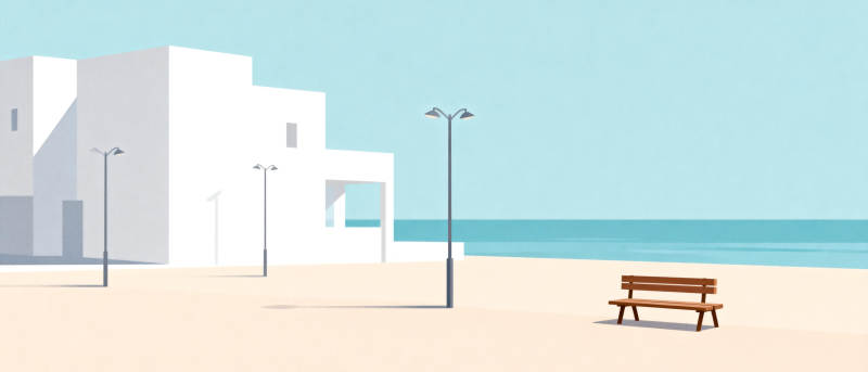 海边静谧一隅图片