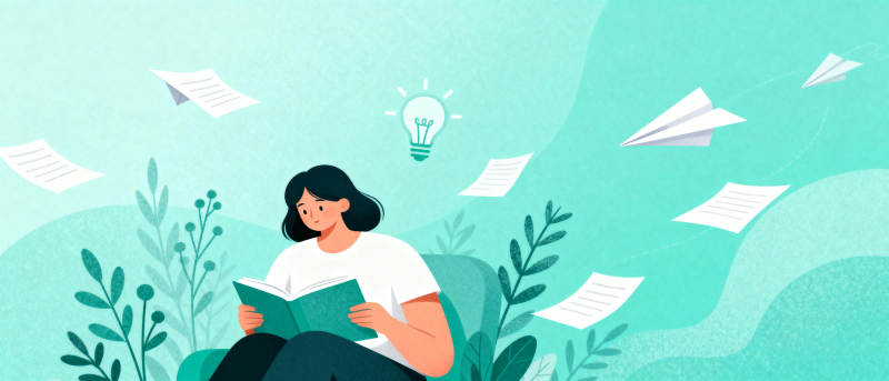 阅读中的灵感时刻图片