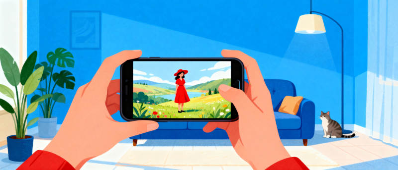 手机里的童话世界图片