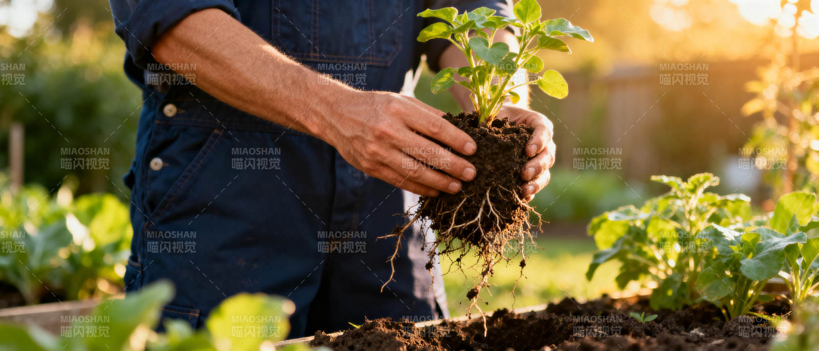 园艺种植瞬间图片